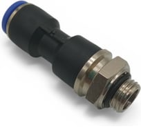 Фитинг прямой поворотный Контактная Механика трубка 10мм, G1/4 KRPC10-02G