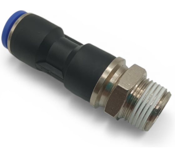 Фитинг прямой поворотный Контактная Механика трубка 10мм, 3/8 KRPC10-03