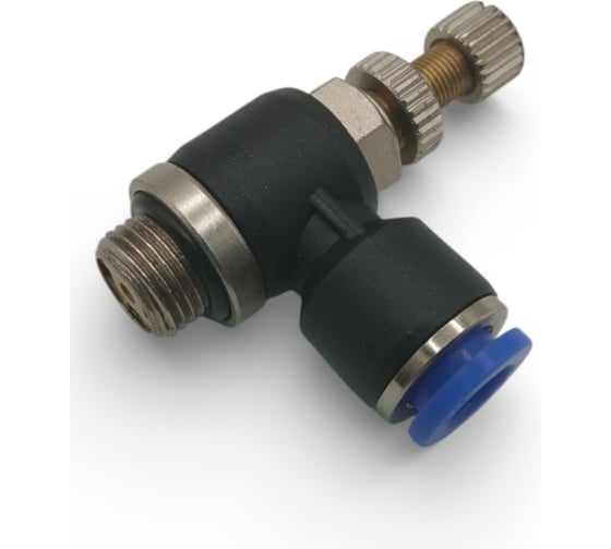 Дроссель Контактная Механика трубка 6мм, G1/8 KZSC06-01G