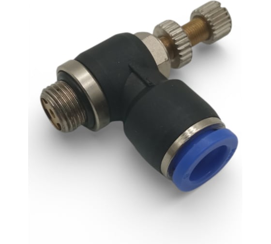 Дроссель Контактная Механика трубка 8мм, G1/8 KZSC08-01G