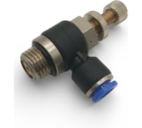 Дроссель Контактная Механика трубка 6мм, G1/4 KZSC06-02G