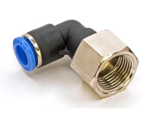 Пневмофитинг цанговый L-образный с внутренней резьбой HIMPT 10 шт PLF 8-03 (R3/8) 00-00026580