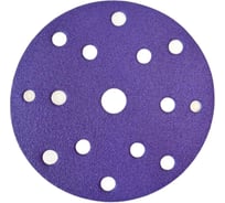 Шлифовальный круг матирующий CERAMAX ZEON 150 мм, ZEON 15 отверстий, P180, 2 шт 1CRX1486