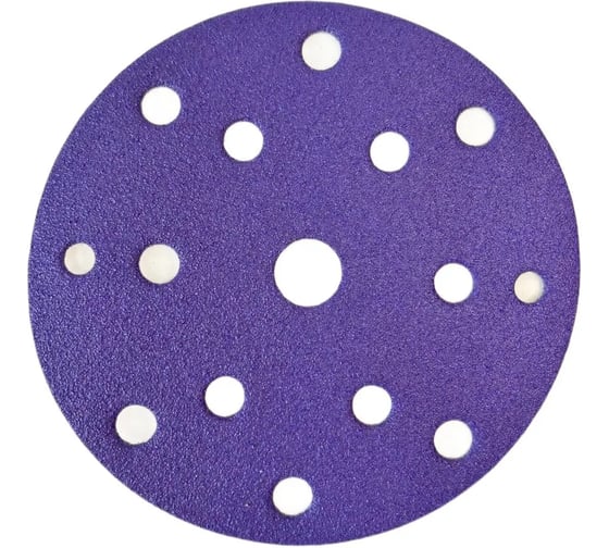 Шлифовальный круг матирующий CERAMAX ZEON 150 мм, ZEON 15 отверстий, P180, 2 шт 1CRX1486