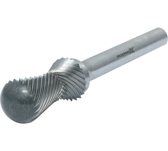 Бор-фреза RODMIX радиусная R 12х25 М06 одинарная насечка 3512250601