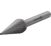 Бор-фреза RODMIX коническая M 12х25 M06 одинарная насечка 3212250601