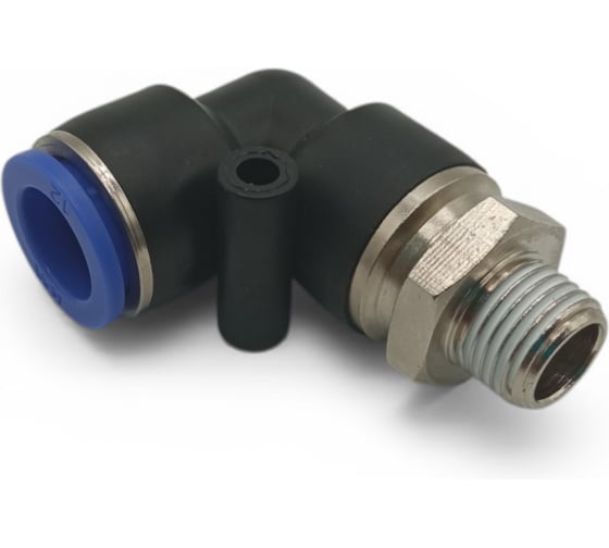 Фитинг угловой 90, поворотный Контактная Механика трубка 12мм, 1/4 KRPL12-02