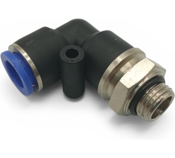 Фитинг угловой 90, поворотный Контактная Механика трубка 10мм, G1/4 KRPL10-02G