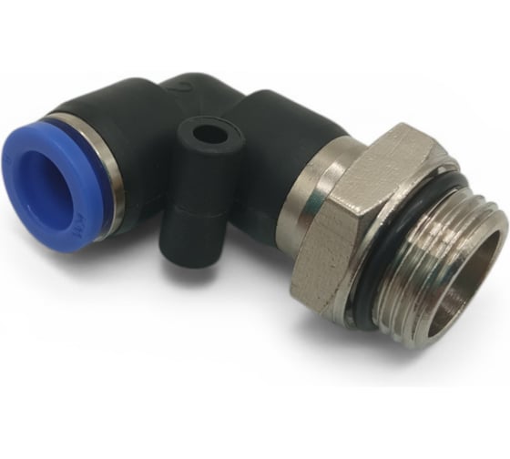 Фитинг угловой 90, поворотный Контактная Механика трубка 8мм, G3/8 KRPL08-03G