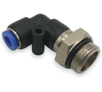 Фитинг угловой 90, поворотный Контактная Механика трубка 6мм, G3/8 KRPL06-03G