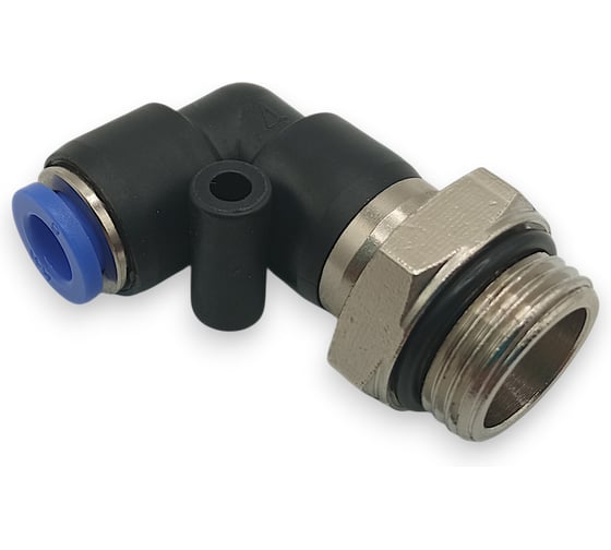 Фитинг угловой 90, поворотный Контактная Механика трубка 6мм, G3/8 KRPL06-03G