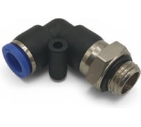 Фитинг угловой 90, поворотный Контактная Механика трубка 8мм, G1/4 KRPL08-02G