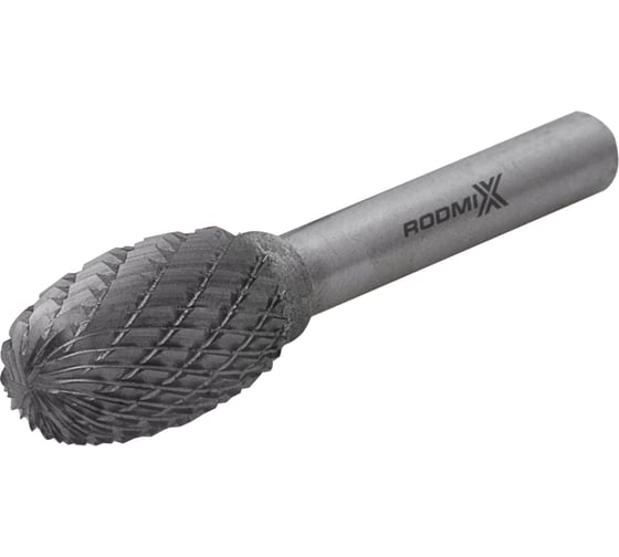 Бор-фреза RODMIX овальная E 20х25 M06 двойная насечка 2520250602