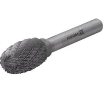 Бор-фреза RODMIX овальная E 10х16 M08 двойная насечка 2510160606