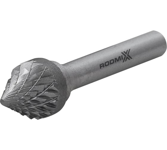 Бор-фреза RODMIX коническая 60 J 16х13 M06 двойная насечка 2916130602