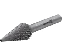 Бор-фреза RODMIX коническая M 12х25 M08 двойная насечка 3212250606