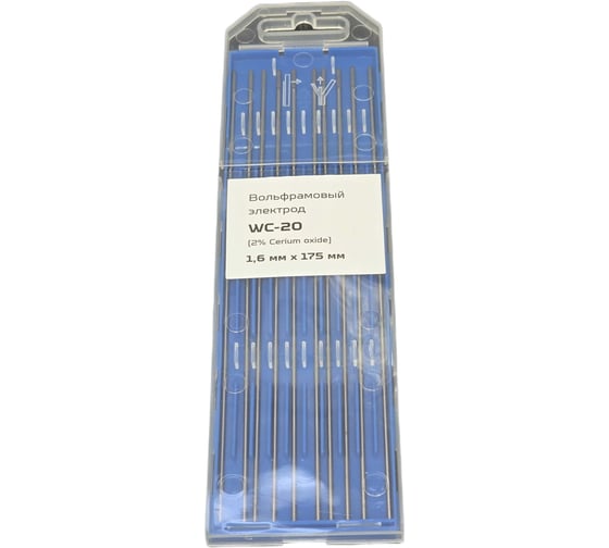 Электрод LAVA (вольфрам) WC-20 1.6, уп.10 УТ000001033