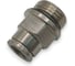 Фитинг цанговый прямой Контактная Механика G3/8, трубка 8мм KEMC08-03G-A 1