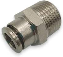 Фитинг цанговый прямой Контактная Механика 3/8, трубка 8мм KEMC08-03P-A