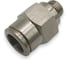 Фитинг цанговый прямой Контактная Механика G1/8, трубка 10мм KEMC10-01G-A 1