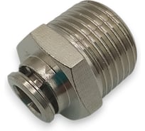 Фитинг цанговый прямой Контактная Механика 1/2, трубка 8мм KEMC08-04P-A