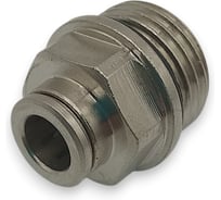 Фитинг цанговый прямой Контактная Механика G1/2, трубка 8мм KEMC08-04G-A