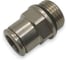 Фитинг цанговый прямой Контактная Механика G3/8, трубка 10мм KEMC10-03G-A 1