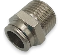 Фитинг цанговый прямой Контактная Механика 1/2, трубка 12мм KEMC12-04P-A