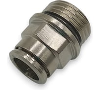 Фитинг цанговый прямой Контактная Механика G1/2, трубка 12мм KEMC12-04G-A