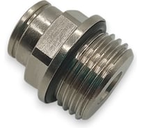 Фитинг цанговый прямой Контактная Механика G1/2, трубка 10мм KEMC10-04G-A