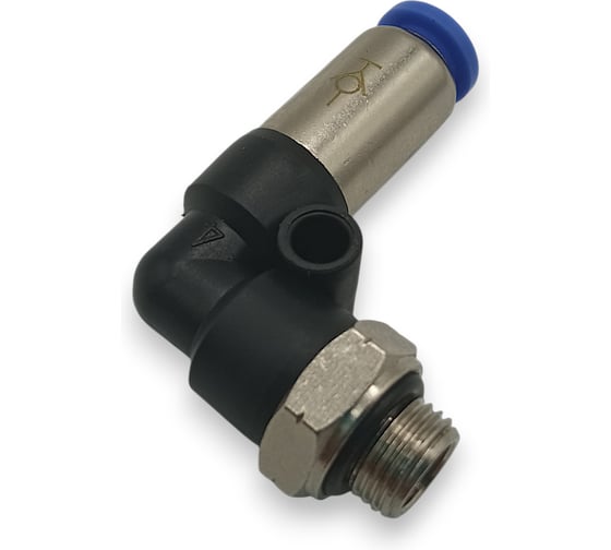 Клапан обратный Контактная Механика угловой 90, трубка 6мм, G1/8 KSPL06-01G