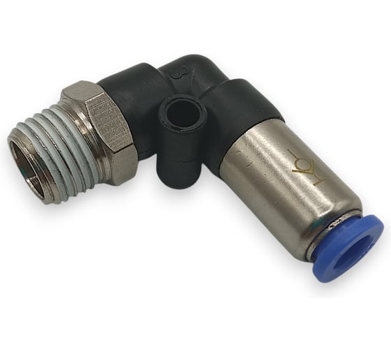Клапан обратный Контактная Механика угловой 90, трубка 6мм, 1/4 KSPL06-02