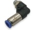 Клапан обратный Контактная Механика угловой 90, трубка 8мм, 1/8 KSPL08-01 2