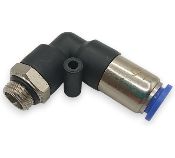 Клапан обратный Контактная Механика угловой 90, трубка 10мм, G1/4 KSPL10-02G