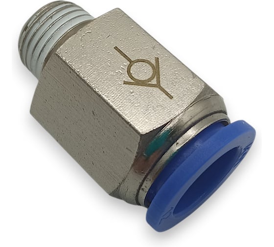 Клапан обратный Контактная Механика трубка 12мм, 1/4 KPCVC12-02(B)