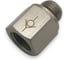 Клапан обратный, переходник Контактная Механика 1/8-G1/8 KPCVF01-G01(B) 2