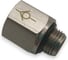 Клапан обратный, переходник Контактная Механика 1/8-G1/8 KPCVF01-G01(B) 3