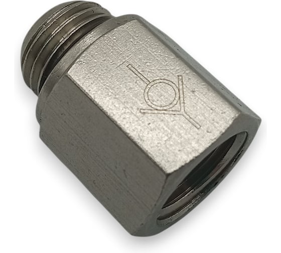 Клапан обратный, переходник Контактная Механика 1/4-G1/4 KPCVF02-G02(B)