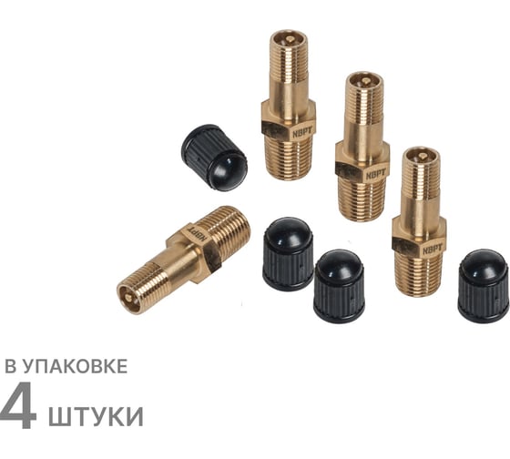 Клапан подкачки NBPT QZ-1/4 (02), 4шт 806187