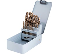 Набор спиральных сверл LENZ HSSE-Co5, 1-13 мм, 25 шт LZST-01003