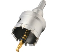 Коронка по металлу DELI 40мм твердосплавная с центрирующим сверлом DH-TCT040-E1 229583