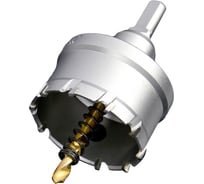 Коронка по металлу DELI 55мм твердосплавная с центрирующим сверлом DH-TCT055-E1 229588