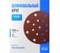 Шлифовальный круг Vitatools 150 мм Р100, 17 отверстий, красный, 10 шт R-150-P100-10-17 2