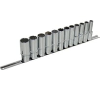 Набор головок глубоких AIST 12 предметов 10-24мм (1/2) 12-гр. на планке 402212 00-00026674