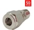 Фитинг пневматический прямой ArTorq, резьба 1/4”, тип резьбы: трубная NPT, набор 50 шт. FA-IOM-08-10NN-set50 1