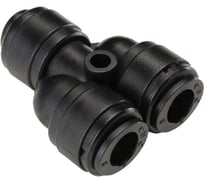 Фитинг тройник Y переходной CDC Pneumatics 8мм на 10мм HUY 1008B