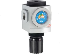 Регулятор давления CDC Pneumatics с гайкой и манометром 1/4 PR2-G02BG