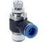 Дроссель (с обратным клапаном) CDC Pneumatics 4мм M3 NSC 04M3 1