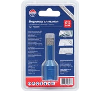 Коронка алмазная TORGWIN М14 по керамике/мрамору/граниту 12 мм L60х40 мм T1233015