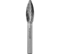 Бор-фреза KORNOR H0307M03 пламевидная (1 насечка) 381030703